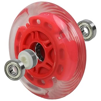 Amazon.com: L.E.D. Scooter Wheels with ABEC 9 Bearings for